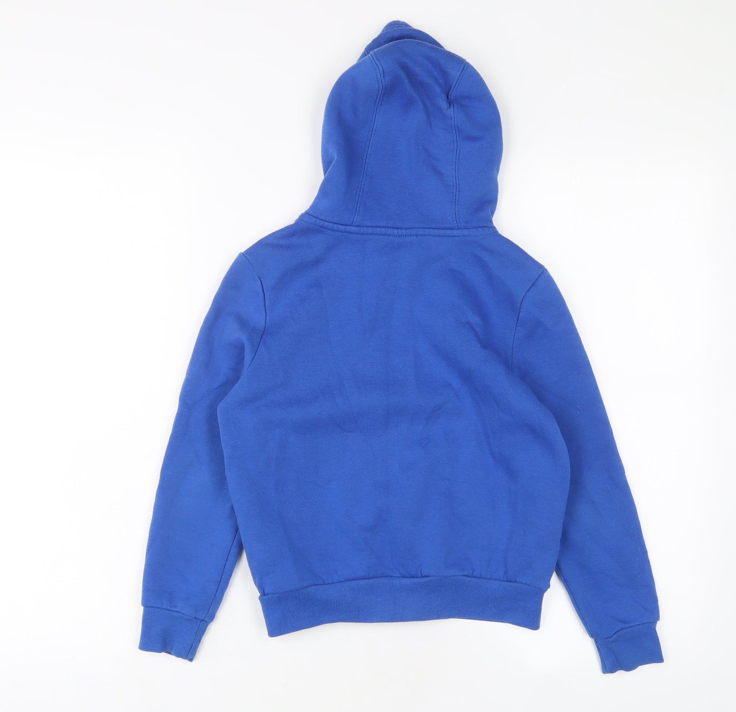 Slazenger Boys Blue Cotton Full Zip Hoodie Size 7-8 Years Zip