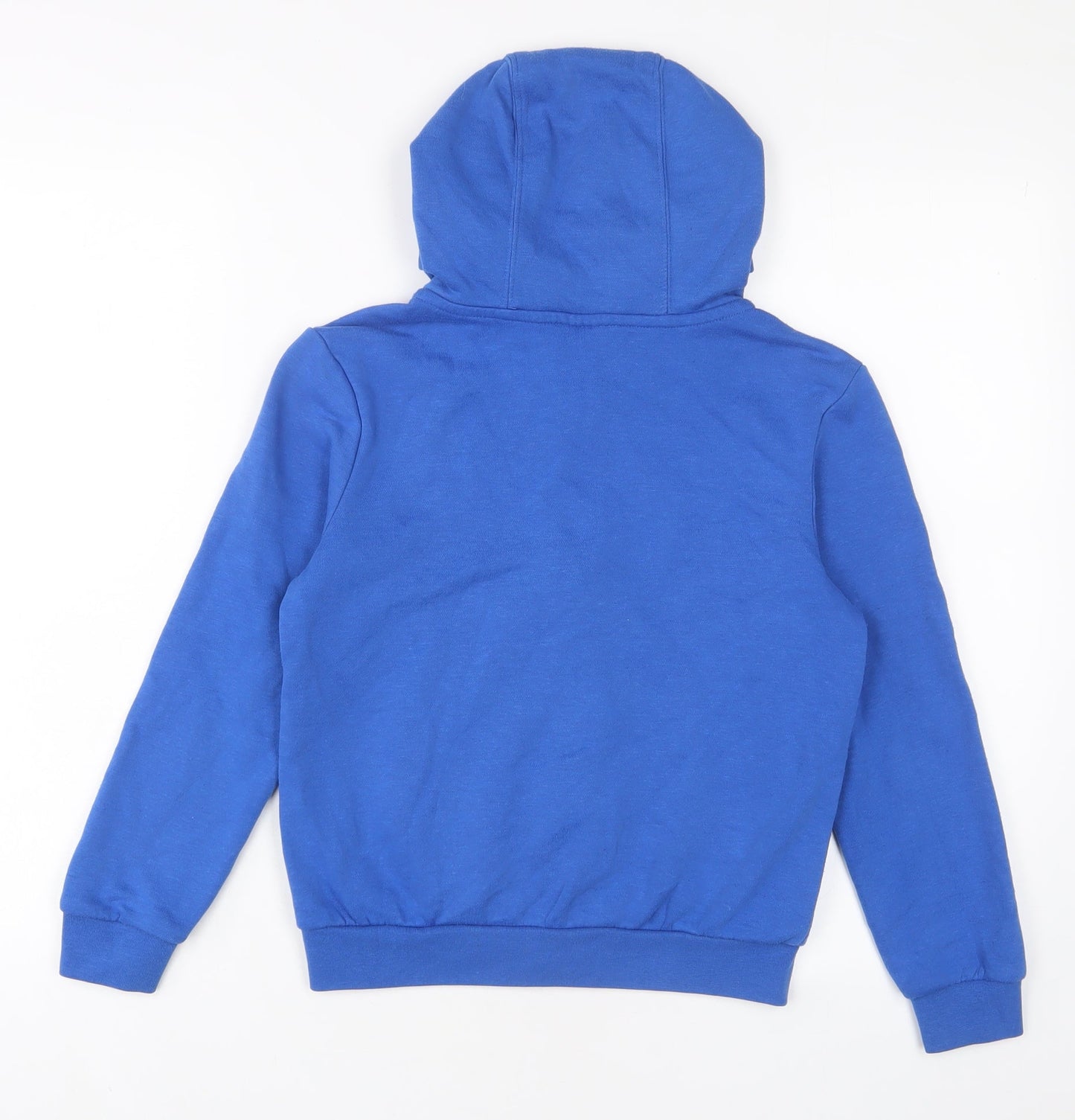 Slazenger Boys Blue Cotton Full Zip Hoodie Size 9-10 Years Zip