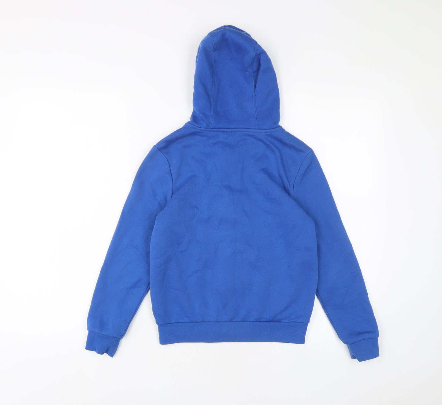 Slazenger Boys Blue Cotton Full Zip Hoodie Size 9-10 Years Zip