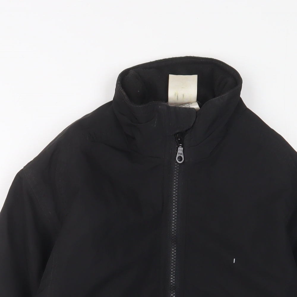 WHITAKER Mens Black Jacket Size XS Zip - Zip Pockets