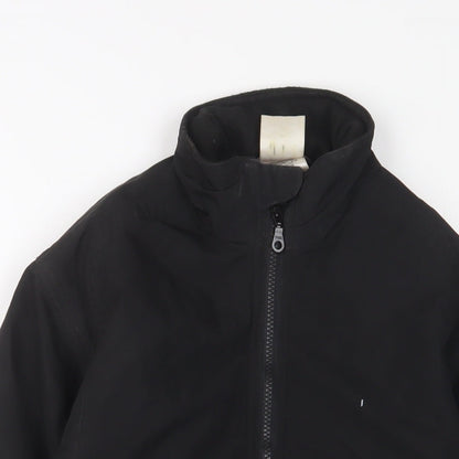 WHITAKER Mens Black Jacket Size XS Zip - Zip Pockets