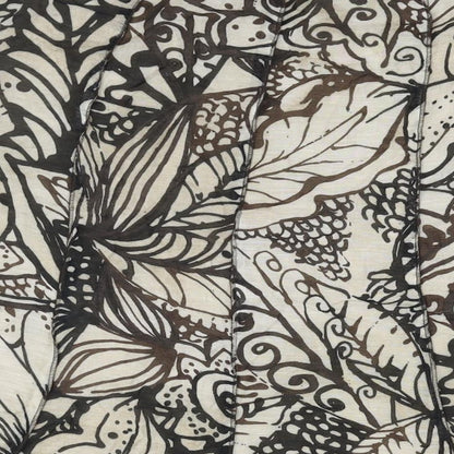 Gerry Weber Womens Brown Geometric Viscose Trumpet Skirt Size 16 Zip