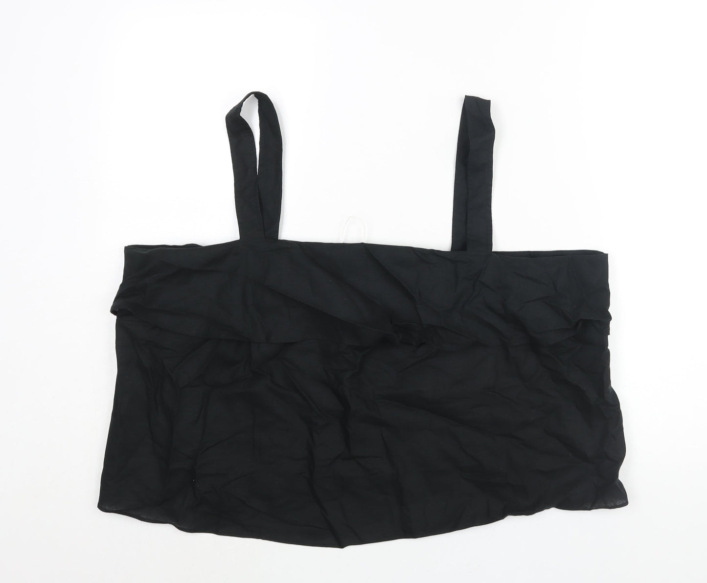 Womens UK Size 22 Marks and Spencer Black Camisole Blouse