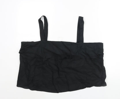 Womens UK Size 22 Marks and Spencer Black Camisole Blouse