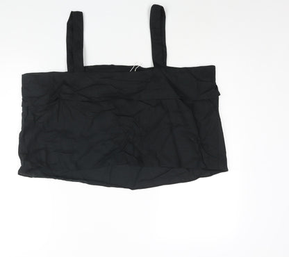 Womens UK Size 22 Marks and Spencer Black Camisole Blouse