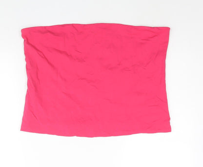 Womens UK Size XL Marks and Spencer Pink Basic Blouse