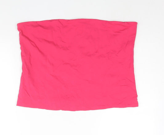 Womens UK Size XL Marks and Spencer Pink Basic Blouse