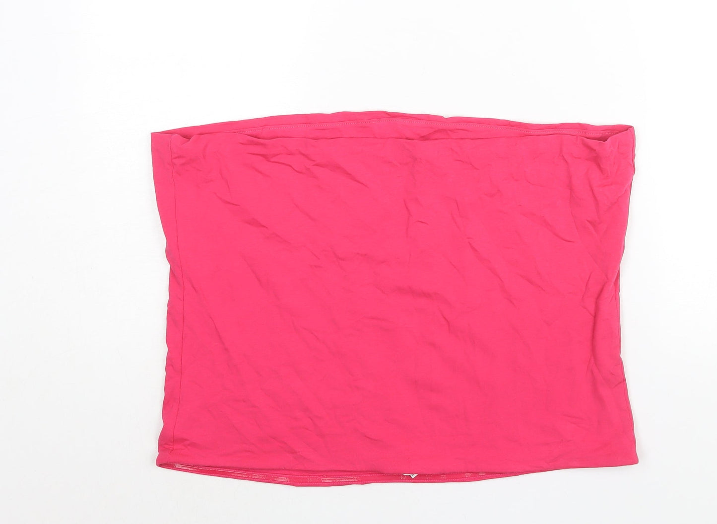 Womens UK Size XL Marks and Spencer Pink Basic Blouse