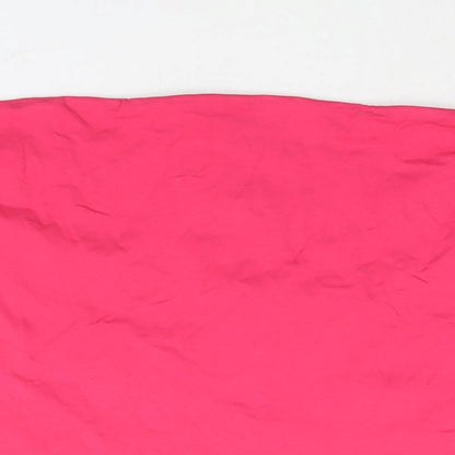 Womens UK Size XL Marks and Spencer Pink Basic Blouse