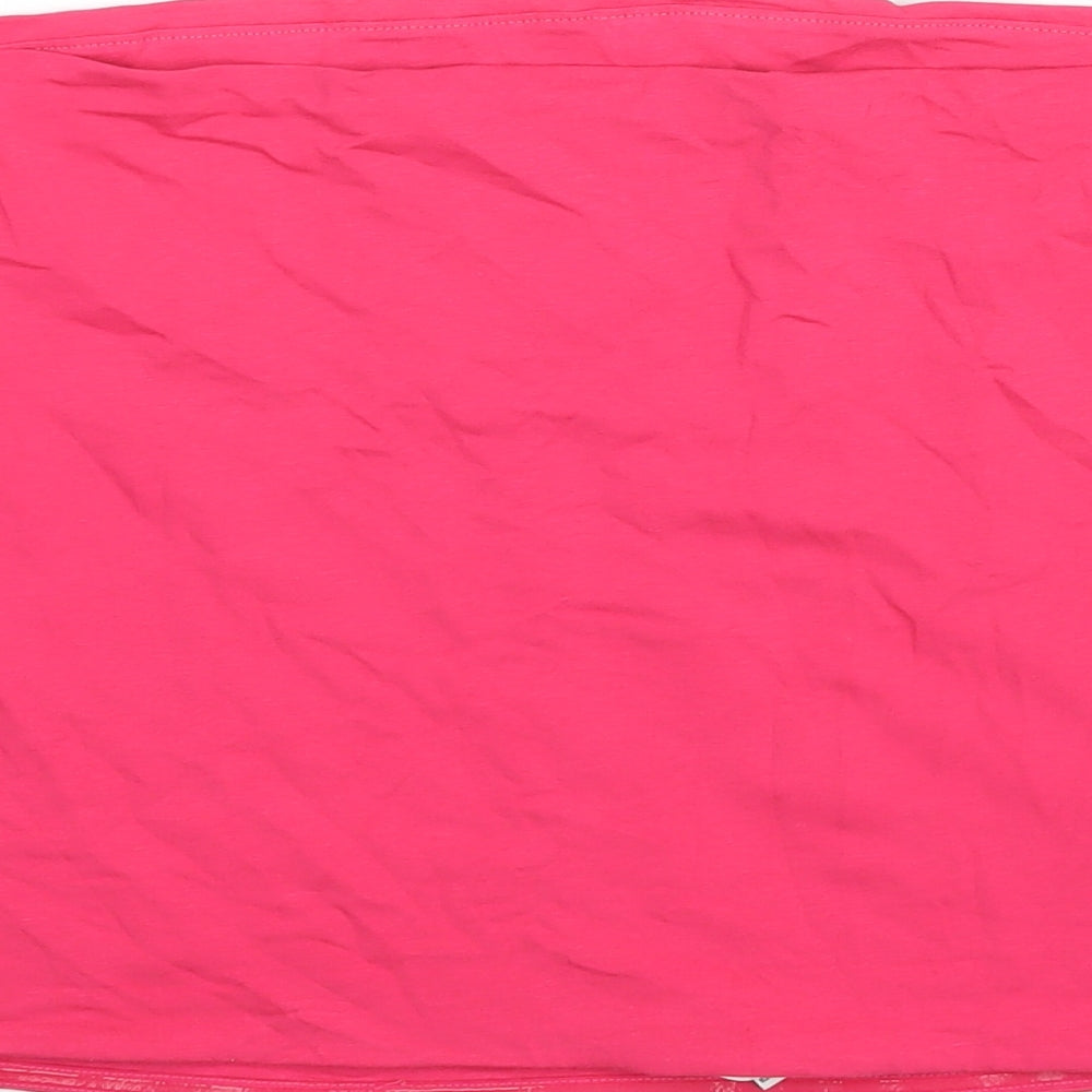 Womens UK Size XL Marks and Spencer Pink Basic Blouse