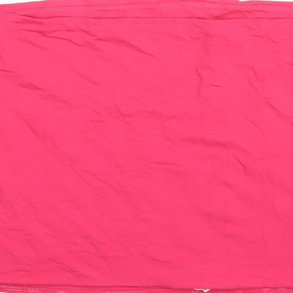 Womens UK Size XL Marks and Spencer Pink Basic Blouse