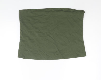 Womens UK Size XL Marks and Spencer Green Basic Blouse