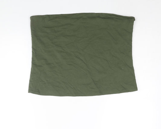 Womens UK Size XL Marks and Spencer Green Basic Blouse