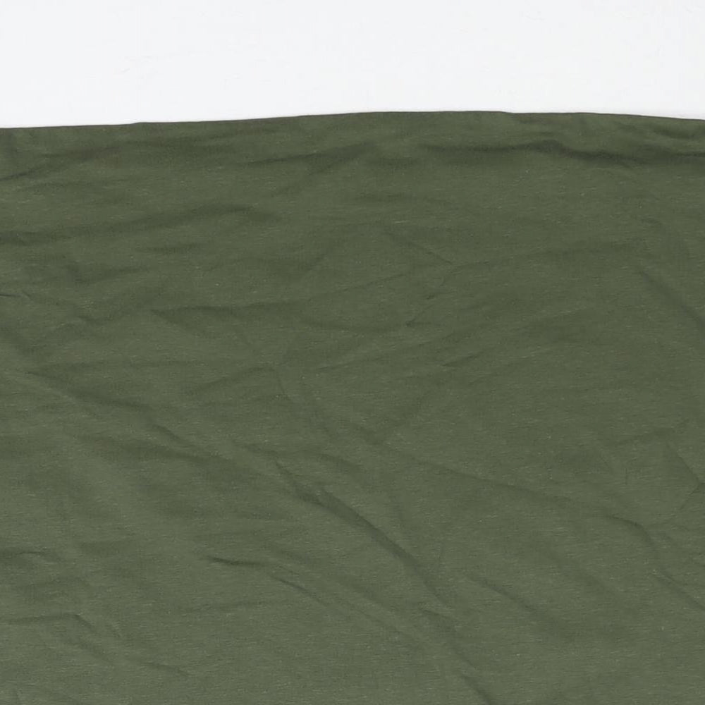 Womens UK Size XL Marks and Spencer Green Basic Blouse