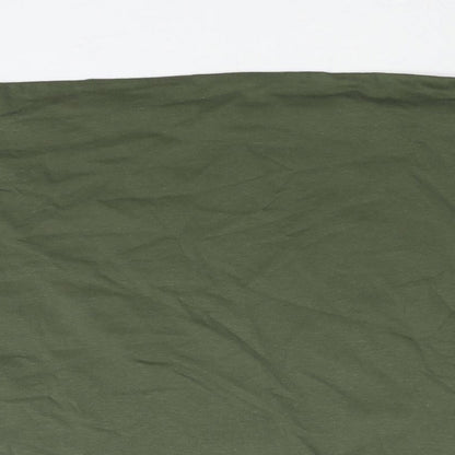 Womens UK Size XL Marks and Spencer Green Basic Blouse
