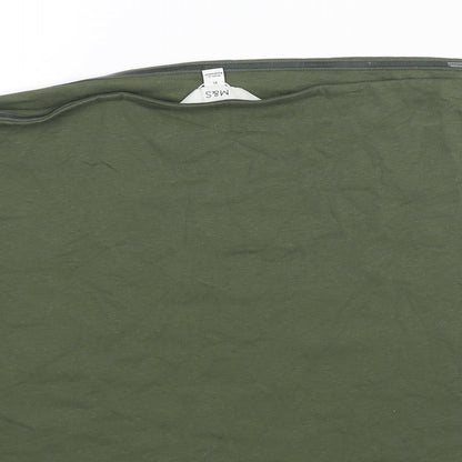Womens UK Size XL Marks and Spencer Green Basic Blouse