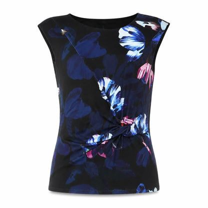 Womens UK Size 12 Monsoon Blue Basic Blouse
