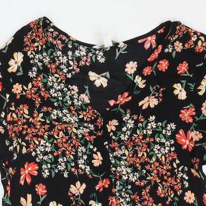 Womens UK Size 10 H&M Multicoloured Basic Blouse