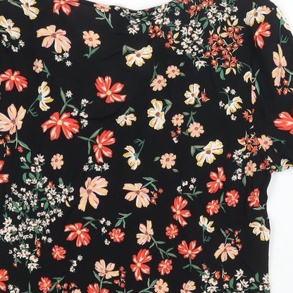 Womens UK Size 10 H&M Multicoloured Basic Blouse