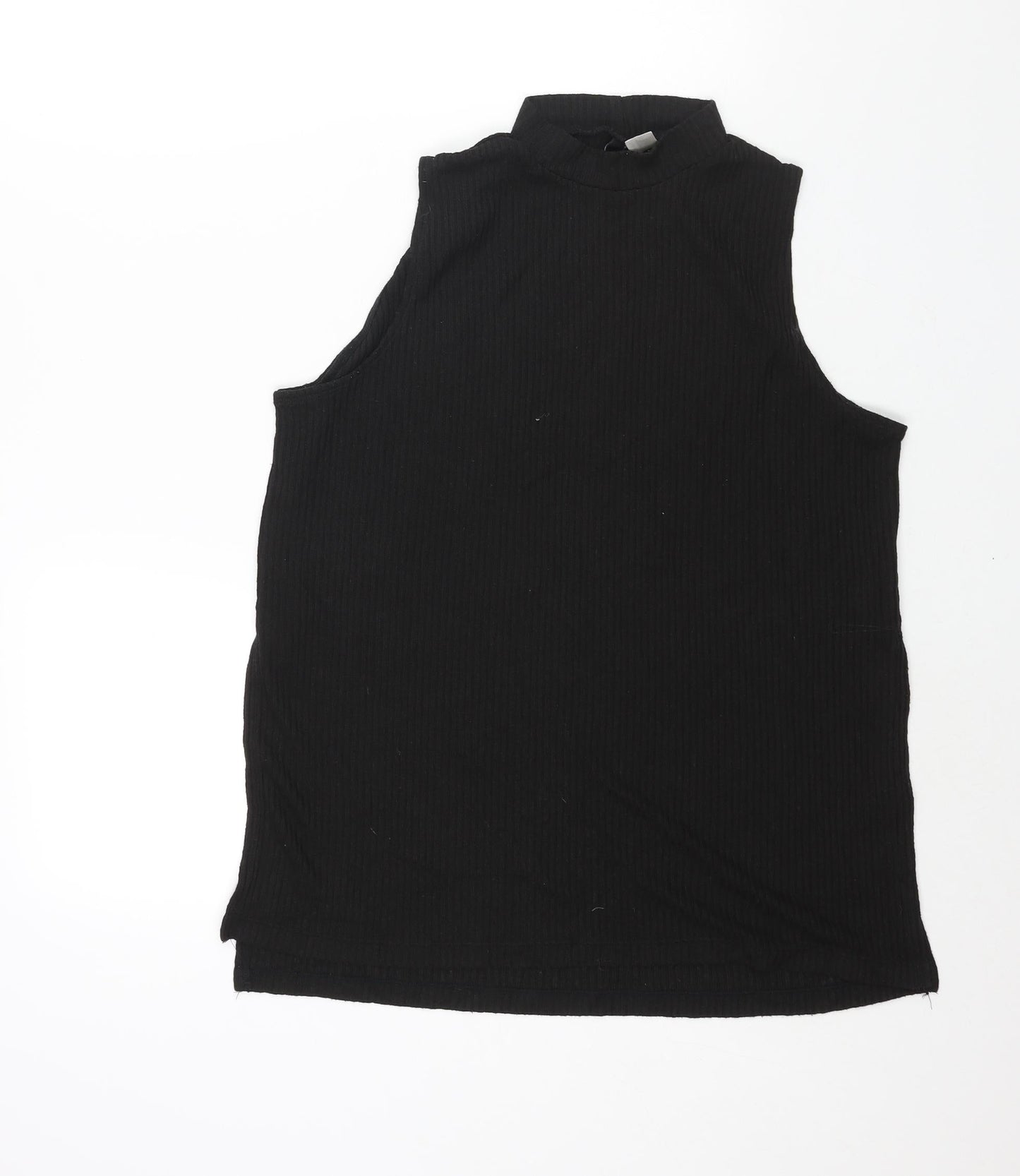 Womens UK Size M Divided by H&M Black Basic Blouse