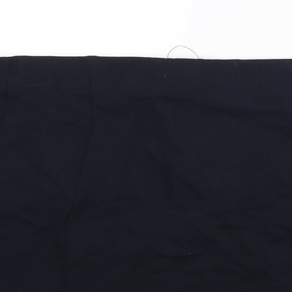 Marks and Spencer Womens Blue Viscose Mini Skirt Size 20