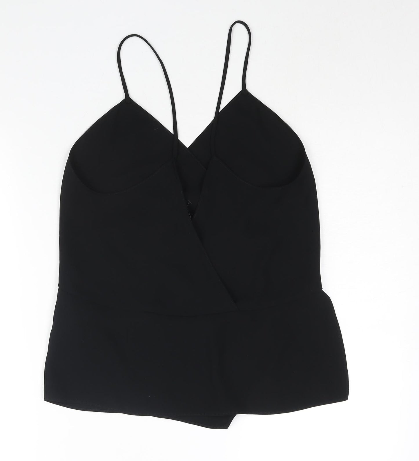 Womens UK Size M Zara Black Camisole Blouse