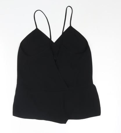 Womens UK Size M Zara Black Camisole Blouse