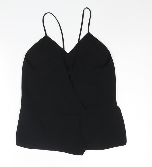 Womens UK Size M Zara Black Camisole Blouse