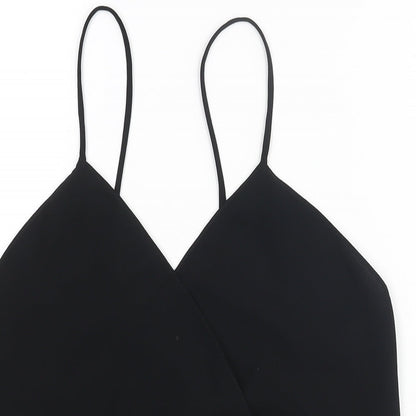 Womens UK Size M Zara Black Camisole Blouse