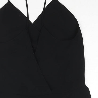 Womens UK Size M Zara Black Camisole Blouse