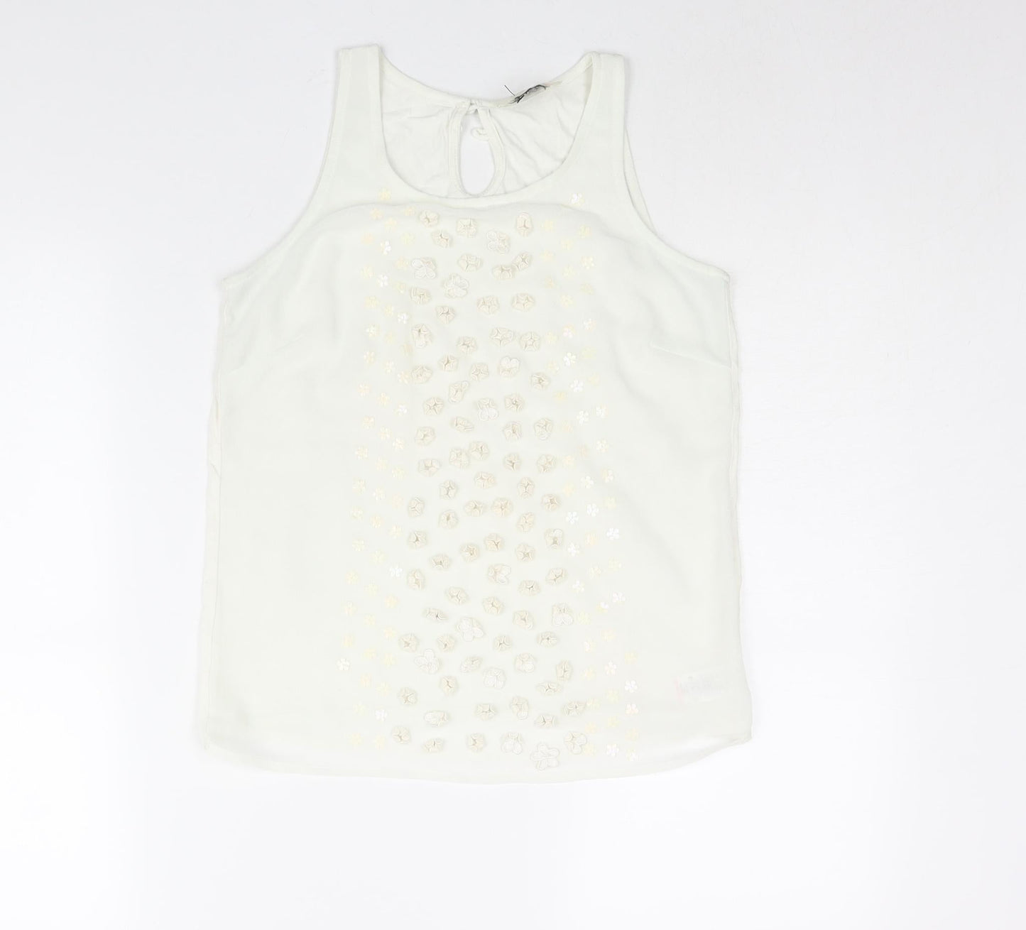Womens UK Size 6 NEXT Ivory Camisole Blouse