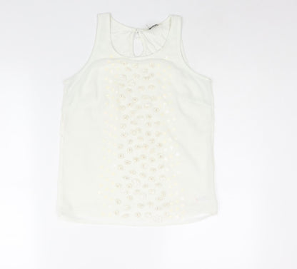 Womens UK Size 6 NEXT Ivory Camisole Blouse