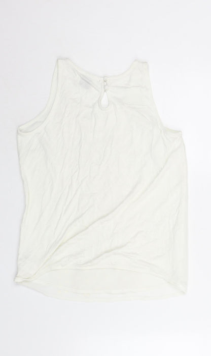 Womens UK Size 6 NEXT Ivory Camisole Blouse