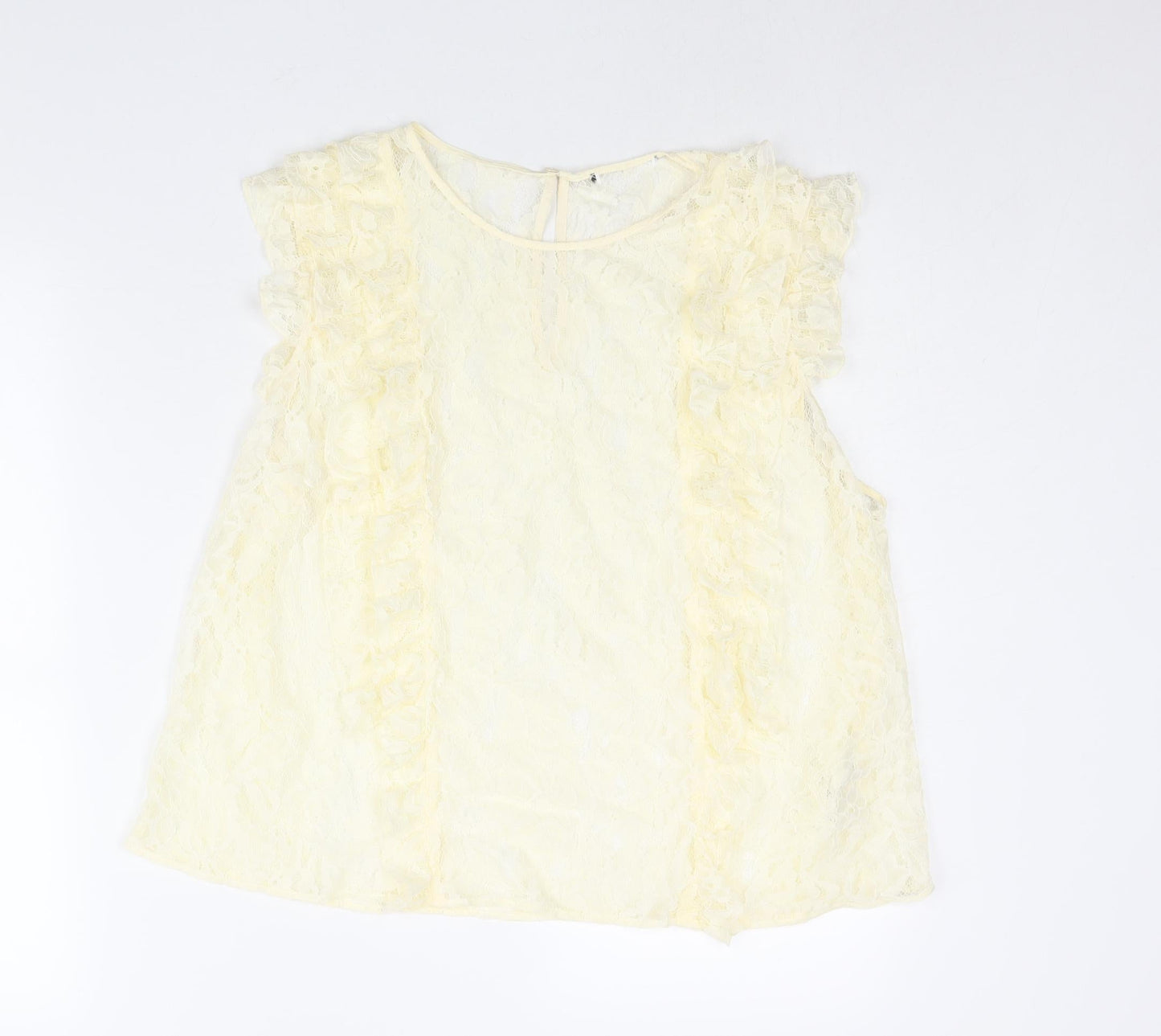 Womens UK Size 18 Marks and Spencer Ivory Basic Blouse