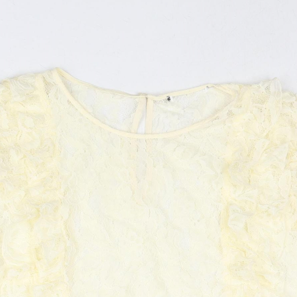 Womens UK Size 18 Marks and Spencer Ivory Basic Blouse
