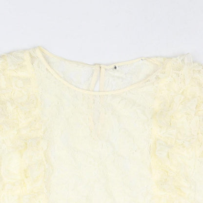 Womens UK Size 18 Marks and Spencer Ivory Basic Blouse