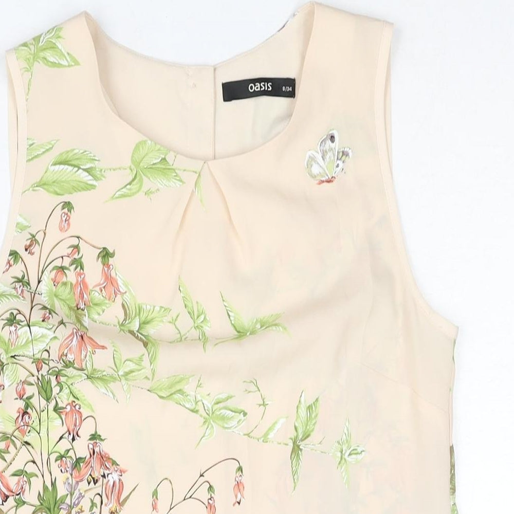 Womens UK Size 8 Oasis Pink Camisole Blouse