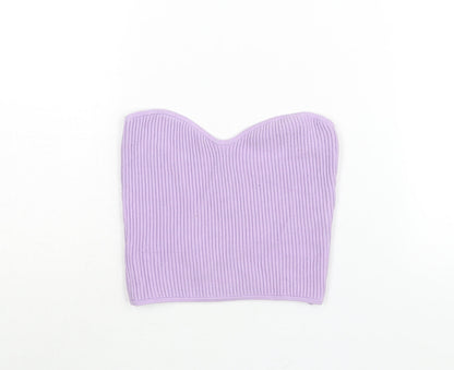 Womens UK Size S H&M Purple Pullover Jumper