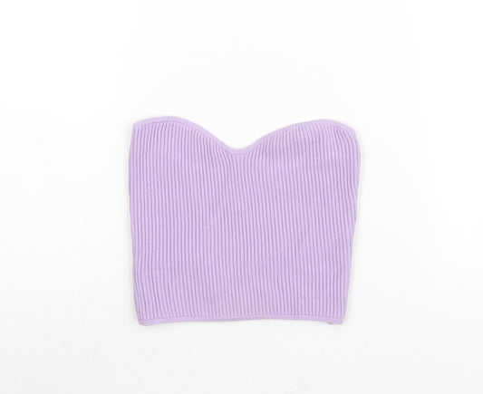 Womens UK Size S H&M Purple Pullover Jumper