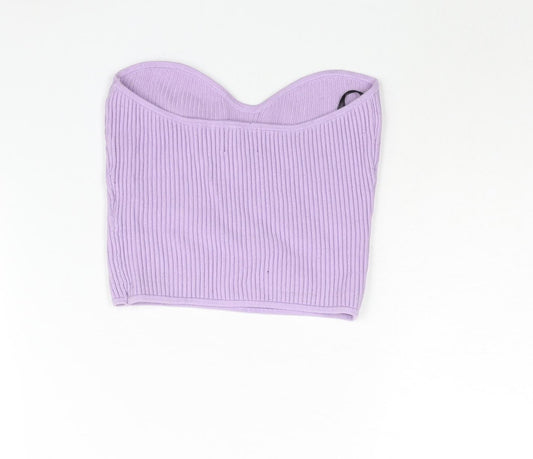 Womens UK Size S H&M Purple Pullover Jumper