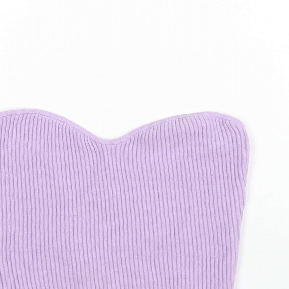 Womens UK Size S H&M Purple Pullover Jumper