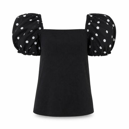 Womens UK Size 10 New Look Black Basic Blouse