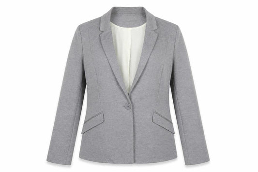 Oasis Womens Grey Jacket Blazer Size 14 Button