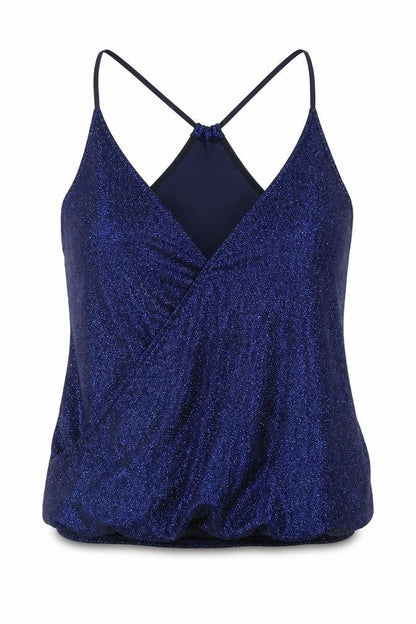 Womens UK Size 6 NEXT Blue Camisole Blouse