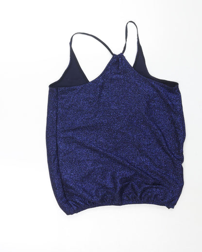 Womens UK Size 6 NEXT Blue Camisole Blouse