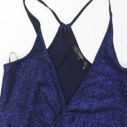 Womens UK Size 6 NEXT Blue Camisole Blouse