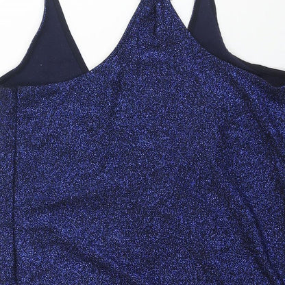 Womens UK Size 6 NEXT Blue Camisole Blouse