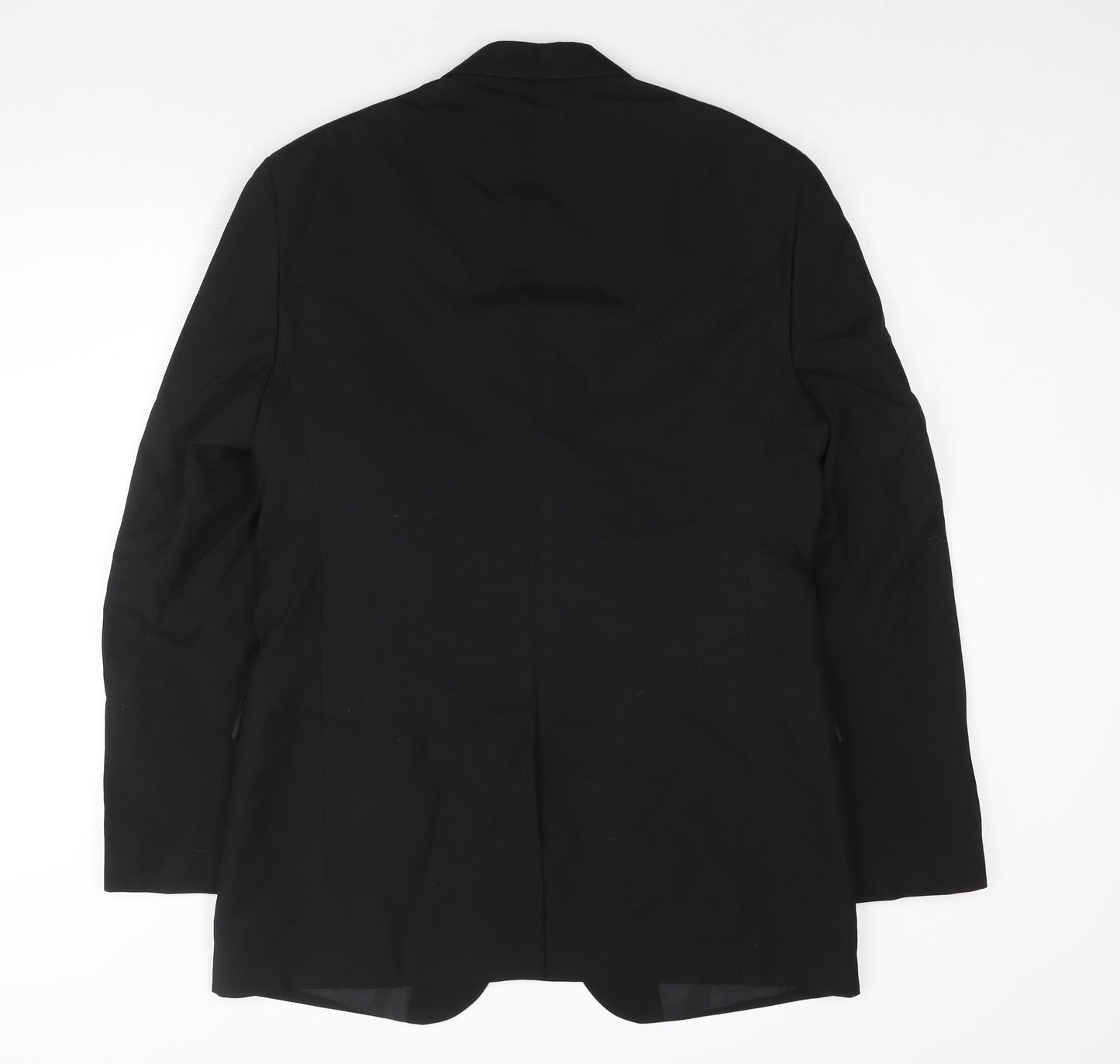 Mens UK Size 40 Marks and Spencer Regular Black Suit Tuxedo