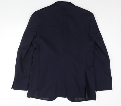 Mens UK Size 42 Marks and Spencer Regular Blue Suit Jacket