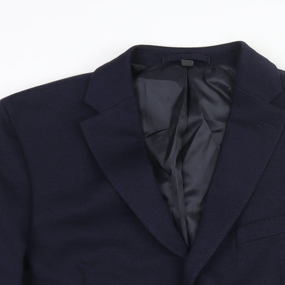 Mens UK Size 42 Marks and Spencer Regular Blue Suit Jacket